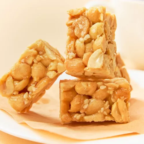 Geek-Bar Low-GI, High-Protein Peanut Brittle